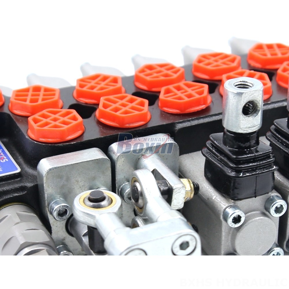 Manufacturer of 6 Spool Monoblock Hydraulic Valves: Wholesale & Customization Available detail image